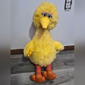 Vintage 1986 Ideal Talking Big Bird Sesame Street . * not Working